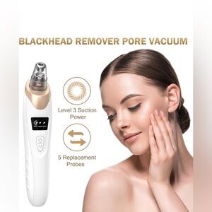 Blackhead Remover Pore Vacuum,Upgraded Facial Electric Blackhead Extractor Tool
